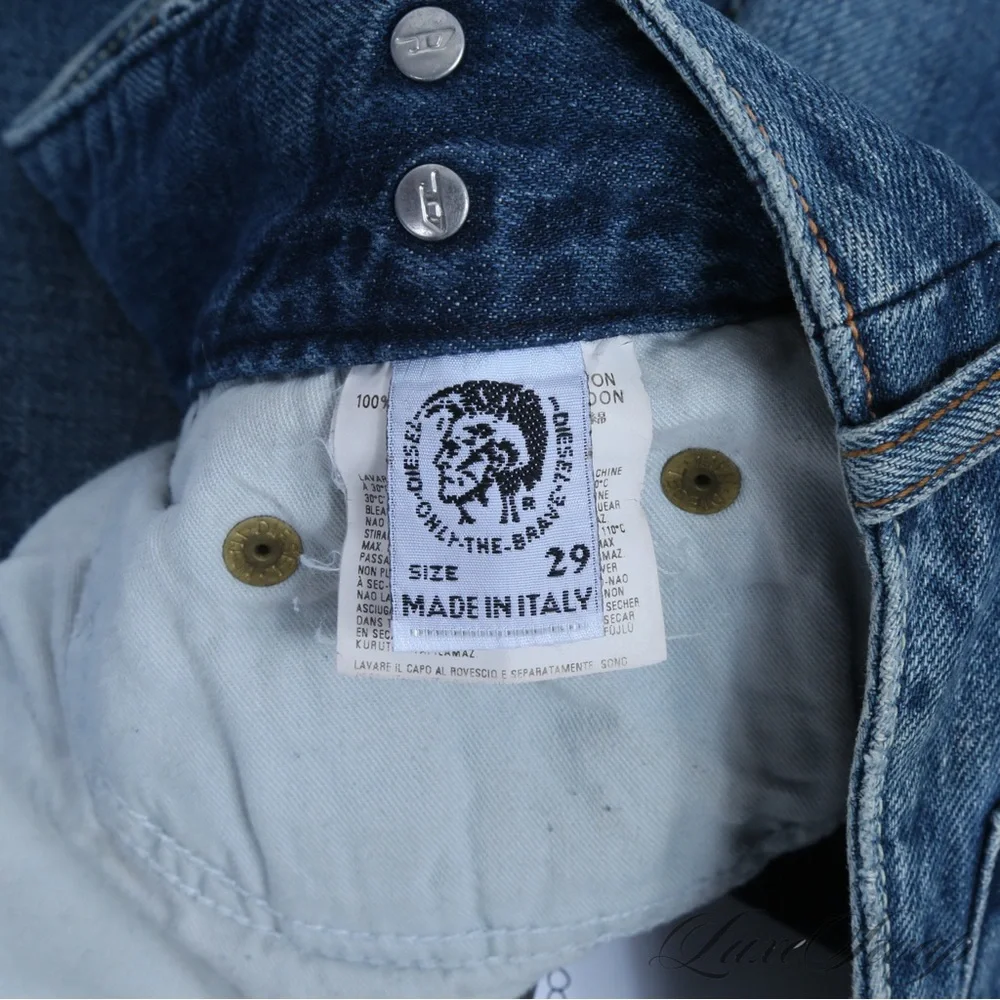 VINTAGE FADED DIESEL JEANS SZ 29 - Picture 8 of 9